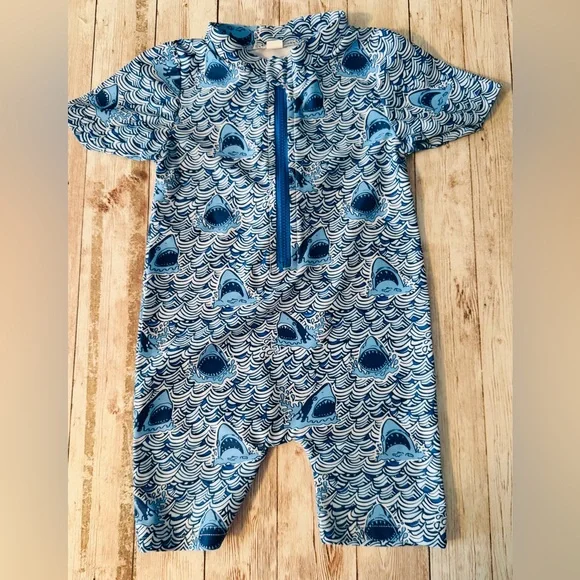 Shark Patterned Rashguard - Picture 1 of 1